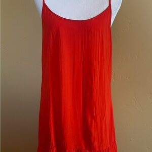 Michael Stars Red Slip Camisole